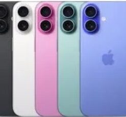 iPhone 16 Plus Cache Arrière avec cadre de caméra + plaque de fer + NFC Magnet + logo Noir