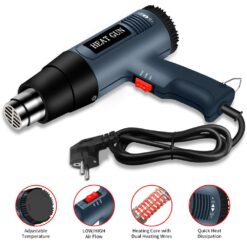 Pistolet à air chaud électrique 2000W - 60 à 600°C