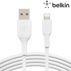 Câble USB-A vers Lightning (12W) 2m - Blanc (Officiel) BELKIN