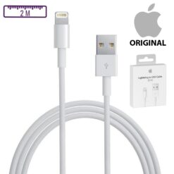Câble USB-A vers Lightning 2M Blanc Apple (Officiel) Avec Boîte
