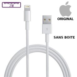 Câble USB-A vers Lightning (5W) 2M Apple (Officiel) Sans Boîte