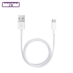 Câble USB-A vers USB-C (40W) 2M (Compatible) Sans Boîte