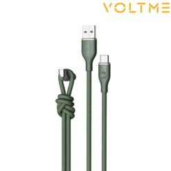 Câble USB-C vers USB-C (100W) 1.8m Vert VOLTME (Officiel)