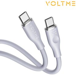 Câble USB-C vers USB-C (100W) 1.8m Gris VOLTME (Officiel)