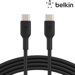 Câble USB-C vers USB-C (60W) 1M Noir BELKIN (Officiel)