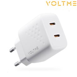 Chargeur Revo 35 Duo Lite USB-C + USB-C 35W Blanc VOLTME