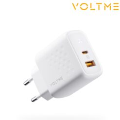 Chargeur Revo 45 Duo USB-A + USB-C 45W Blanc VOLTME