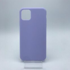 Coque en silicone pour iPhone 15 Mauve