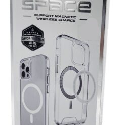 Coque silicone Transparente Space Collection Magnétique iPhone 16 Pro