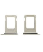 Tiroir Double SIM Jaune iPhone 15 (Compatible)
