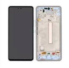 Ecran LCD + Vitre Tactile + Châssis Bleu Samsung Galaxy A53 5G A536B (Officiel) Sans Batterie