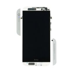 Ecran LCD + Vitre Tactile (avec châssis) Argent HTC One M8 (Compatible)