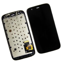 Ecran LCD + Vitre Tactile (avec châssis) Noir Motorola Moto G (XT-1031/32/33/36/39) (Compatible)