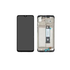 Ecran LCD + Vitre Tactile (avec châssis) Noir Xiaomi Redmi 9T / Poco M2 / Poco M3 (Compatible)
