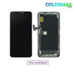 Ecran Colormax LCD + Vitre Tactile + Adhésif iPhone 11 Pro Max Noir