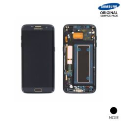 Ecran LCD + Vitre tactile Noir Samsung S7 Edge G935F (officiel)