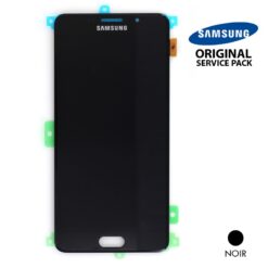 Ecran LCD + Vitre Tactile Noir Samsung A7 2016 SM-A710F (Officiel)