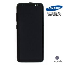 Ecran OLED + Vitre Tactile + châssis Orchidée Samsung Galaxy S8 G950F (officiel)