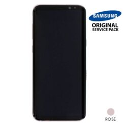 Ecran OLED + Vitre Tactile rose Samsung Galaxy S8 Plus G955F (officiel)