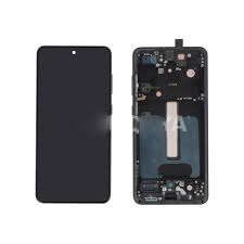 Ecran Oled + vitre tactile + châssis noir Samsung Galaxy S23 S911B (officiel)