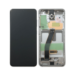 Ecran OLED + Vitre Tactile + Châssis Blanc Samsung Galaxy S20 4G G980F / 5G G981B (Officiel)