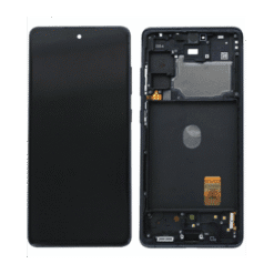 Ecran OLED + Vitre Tactile + Châssis Bleu Samsung Galaxy S20 FE 4G/5G G780F G780F, DSM GT780G(officiel)