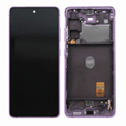 Ecran OLED + Vitre Tactile + Châssis Lavande Samsung Galaxy S20 FE 4G/5G G780F G780F, DSM GT780G (Officiel)