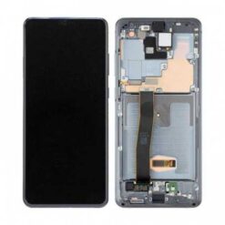 Ecran OLED + Vitre Tactile + Châssis Blanc Samsung Galaxy S20 Ultra G988 G988U G988U1 G9880 G988B,DS G9888N G98 (officiel)