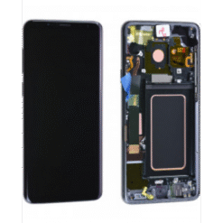 Ecran OLED + Vitre Tactile + châssis gris titanium Samsung Galaxy S9 Plus G965F (officiel)