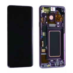 Ecran OLED + Vitre Tactile + châssis violet Samsung Galaxy S9 Plus G965F (officiel)
