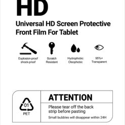 Film de protection pour machine à découper SANS CODE (lot de 20) CLASSIQUE pour Tablette