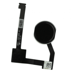 Nappe bouton Home (avec caoutchouc) Noir iPad (Mini 4e Ge/Air 2e Ge/Pro 12.9 1ère Génération) (Compatible)"