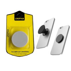 Poignée de Téléphone Universelle Blanche