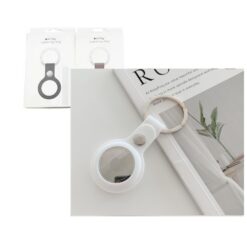 Port-clés pour airtag silicone blanc