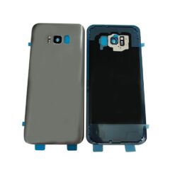 Vitre Arrière + Lentille Caméra Argent Samsung Galaxy S8+ (Compatible)