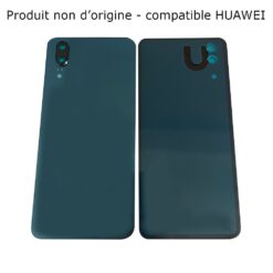 Vitre Arrière + Lentille Caméra Bleue Saphir Huawei P20 (Compatible)