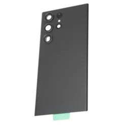 Vitre Arrière + Lentille Caméra Noire Samsung Galaxy S23 Ultra (Compatible)