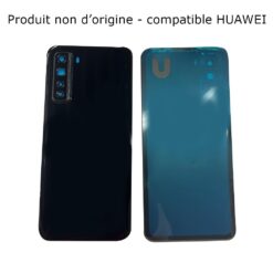 Vitre Arrière + Lentille Caméra Noire Huawei P40 Lite 5G (Compatible)