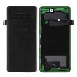Vitre Arrière + Lentille Caméra Noire Samsung Galaxy S10 (Compatible)