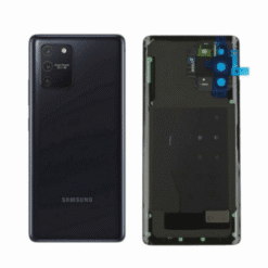 Vitre arrière + lentille caméra noire Samsung Galaxy S10 Lite SM-G770F (officiel)