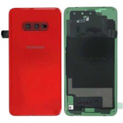 Vitre Arrière + Vitre Lentille Rouge Samsung Galaxy S10e (Compatible)