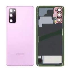 Vitre arrière + vitre caméra Rose Lavande Samsung Galaxy S20 FE / S20 FE 5G G780F / G781B (officiel)