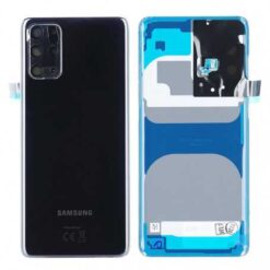 Vitre arrière + vitre caméra Noir Samsung Galaxy S20 Plus G985F (Officiel)