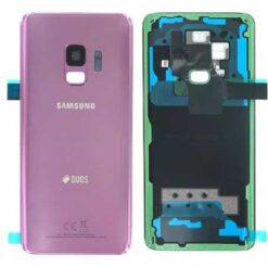 Vitre Arrière + Lentille Caméra Rose/Violet Samsung Galaxy S9 (Compatible)