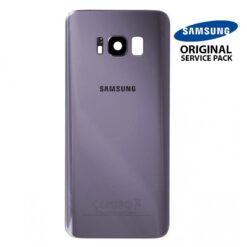 Vitre arrière + vitre caméra Orchidée (officiel) Samsung Galaxy S8 Plus G955F