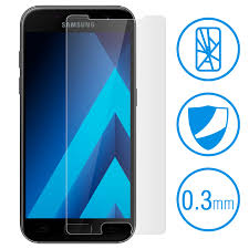Vitre de protection en verre trempé Samsung galaxy A3 2017 (A320F) avec boîte