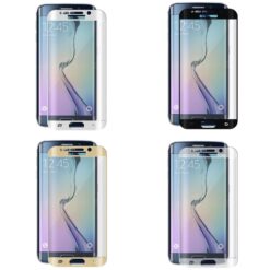 Vitre de protection incurvée Samsung Galaxy S6 Edge Or