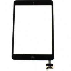 Vitre tactile noire + bouton home + scotch 3M iPad Mini 1/2 OEM