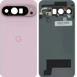Vitre arrière + lentille caméra Quartz Rose Google Pixel 9 Pro (Officiel)