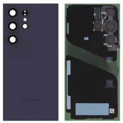 Vitre arrière + lentille caméra Violet Titane Samsung Galaxy S24 Ultra (Officiel)